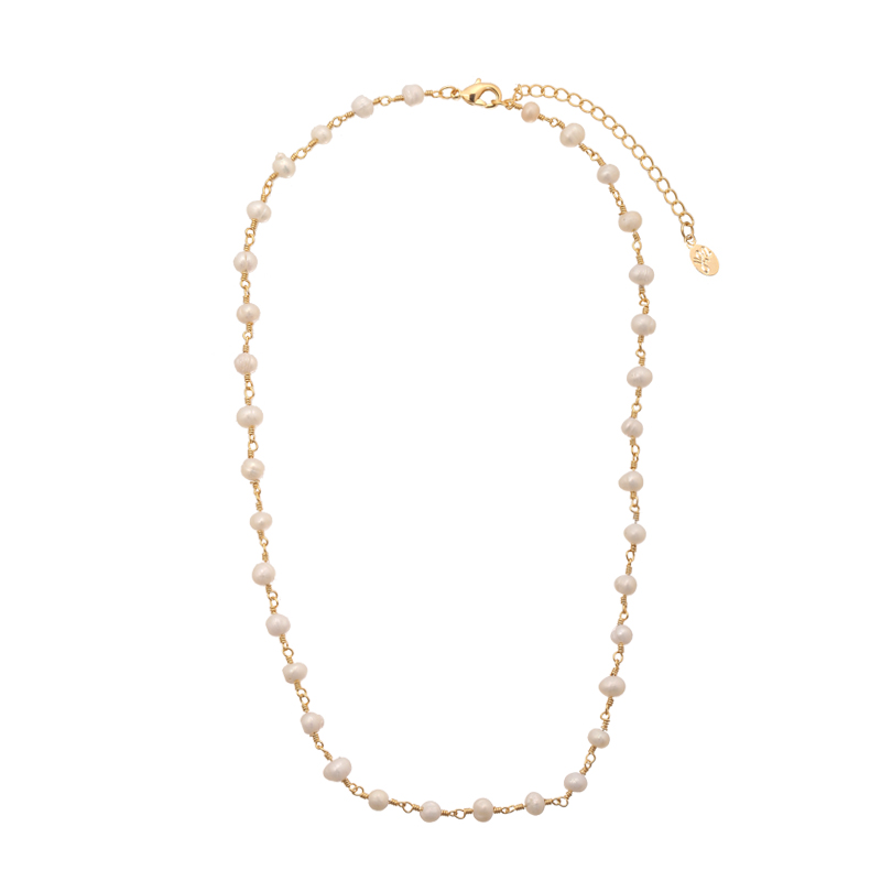Necklace Chain of Pearls-214994-108